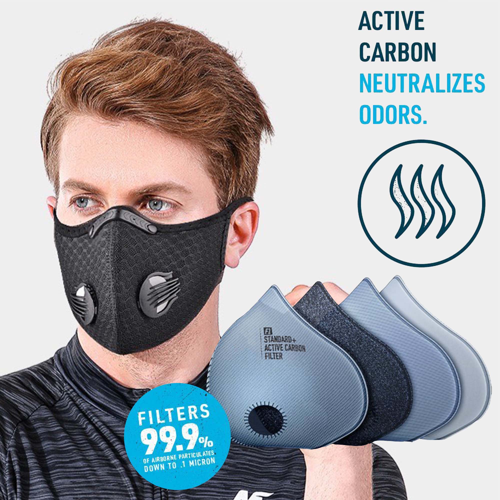 Mask S2 Mesh Mask with Active Carbon