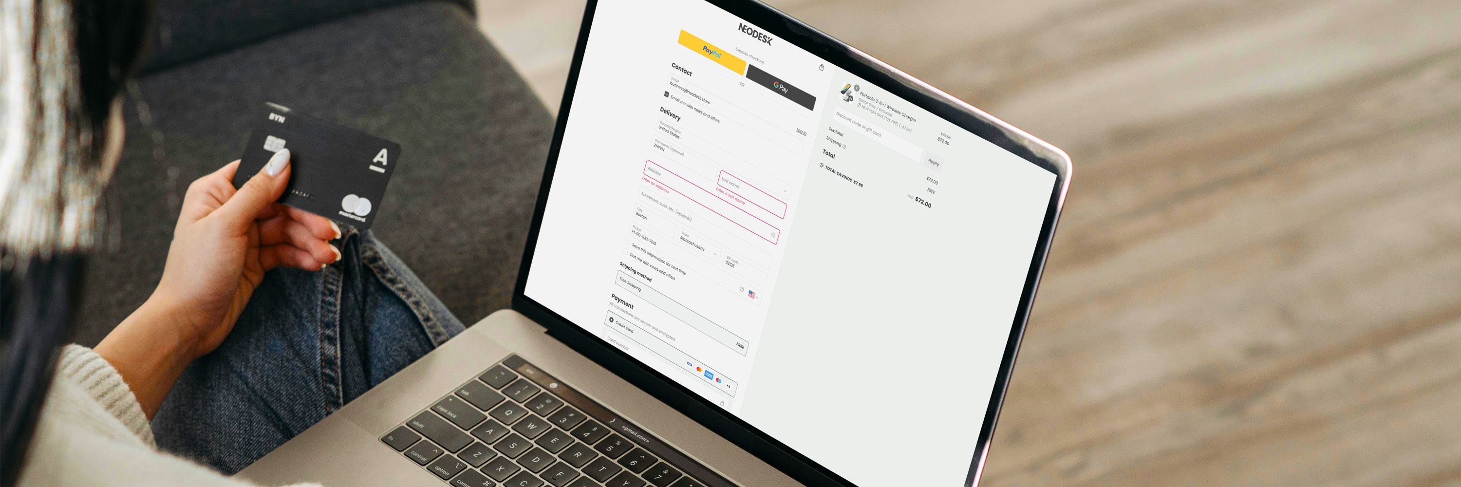 NeoDesk supports multiple fast and secure payment methods, making your shopping experience simple and hassle-free.