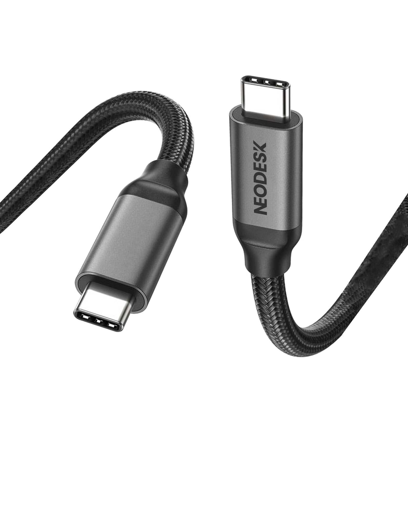 NeoDesk cables collection showcasing durable and versatile charging solutions, including 4-in-1 cables and magnetic charging cables, designed for seamless connectivity and convenience.